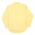 TOMMY HILFIGER Mens Yellow Shirt S Cotton Classic Long Sleeve Casual