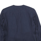 CHARTER CLUB Womens Navy Wool Classic Button Jacket UK 14 Plain Elegant Formal