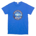 GILDAN Budapest Souvenir Mens T-Shirt Blue Crew Neck S