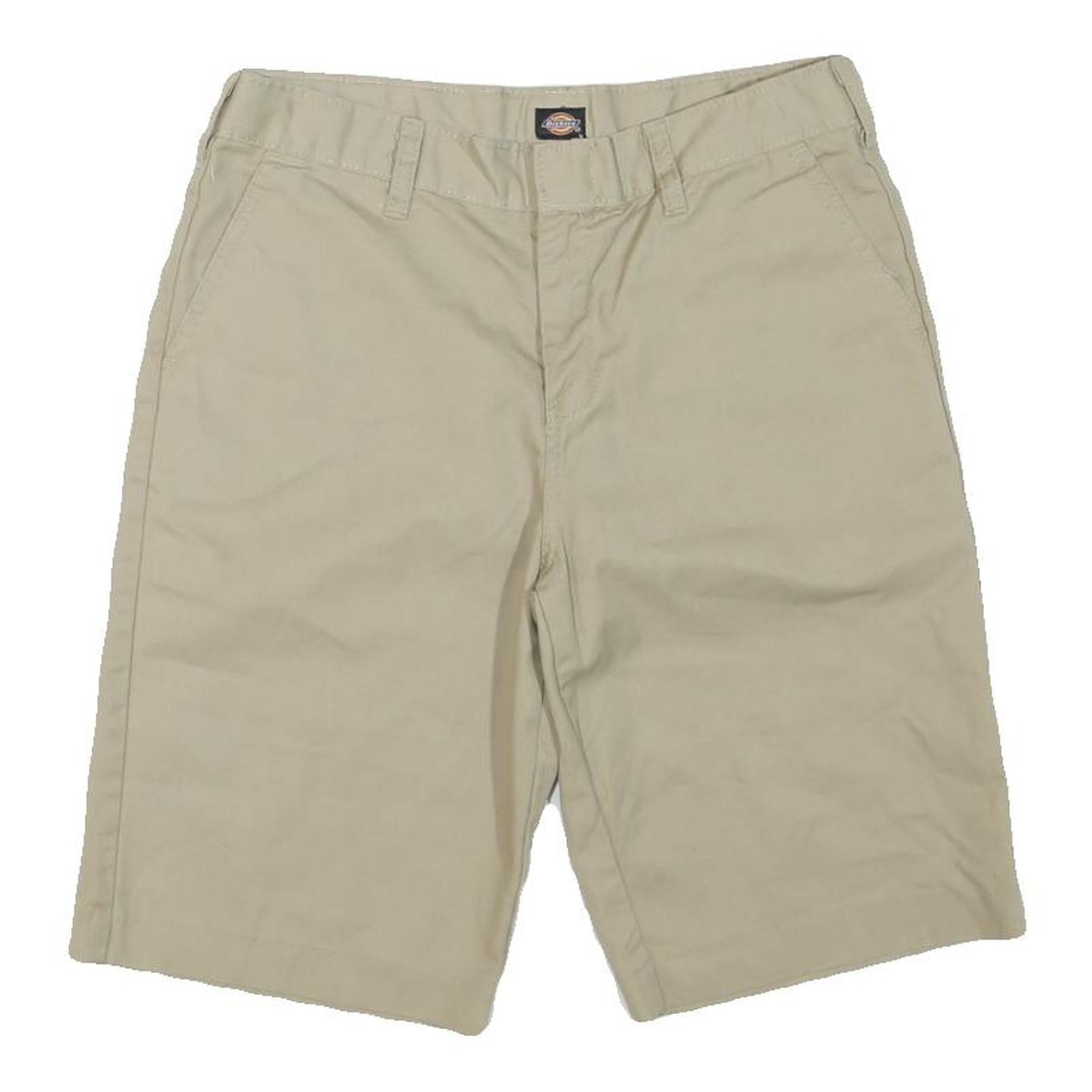 DICKIES Mens Shorts Beige Casual Plain S W29 Cotton Blend Comfortable Workwear