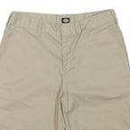 DICKIES Mens Shorts Beige Casual Plain S W29 Cotton Blend Comfortable Workwear