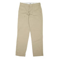 DICKIES Workwear Mens Trousers Beige Slim Tapered W34 L34