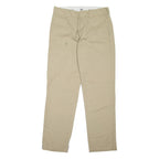 DICKIES Workwear Mens Trousers Beige Slim Tapered W34 L34