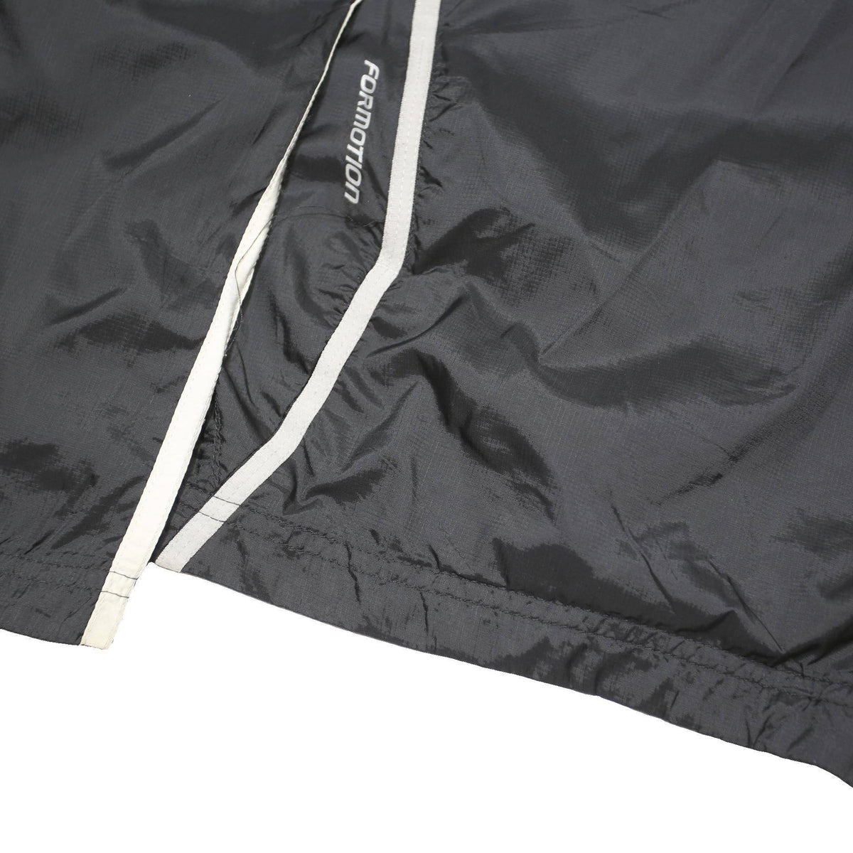 ADIDAS Mens Black & White Track Jacket XL Polyester Blend Zip Sportswear