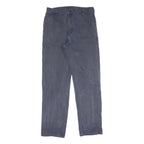 CARHARTT Mens Cotton Navy Blue Regular Straight Leg Trousers W32 L36 Workwear