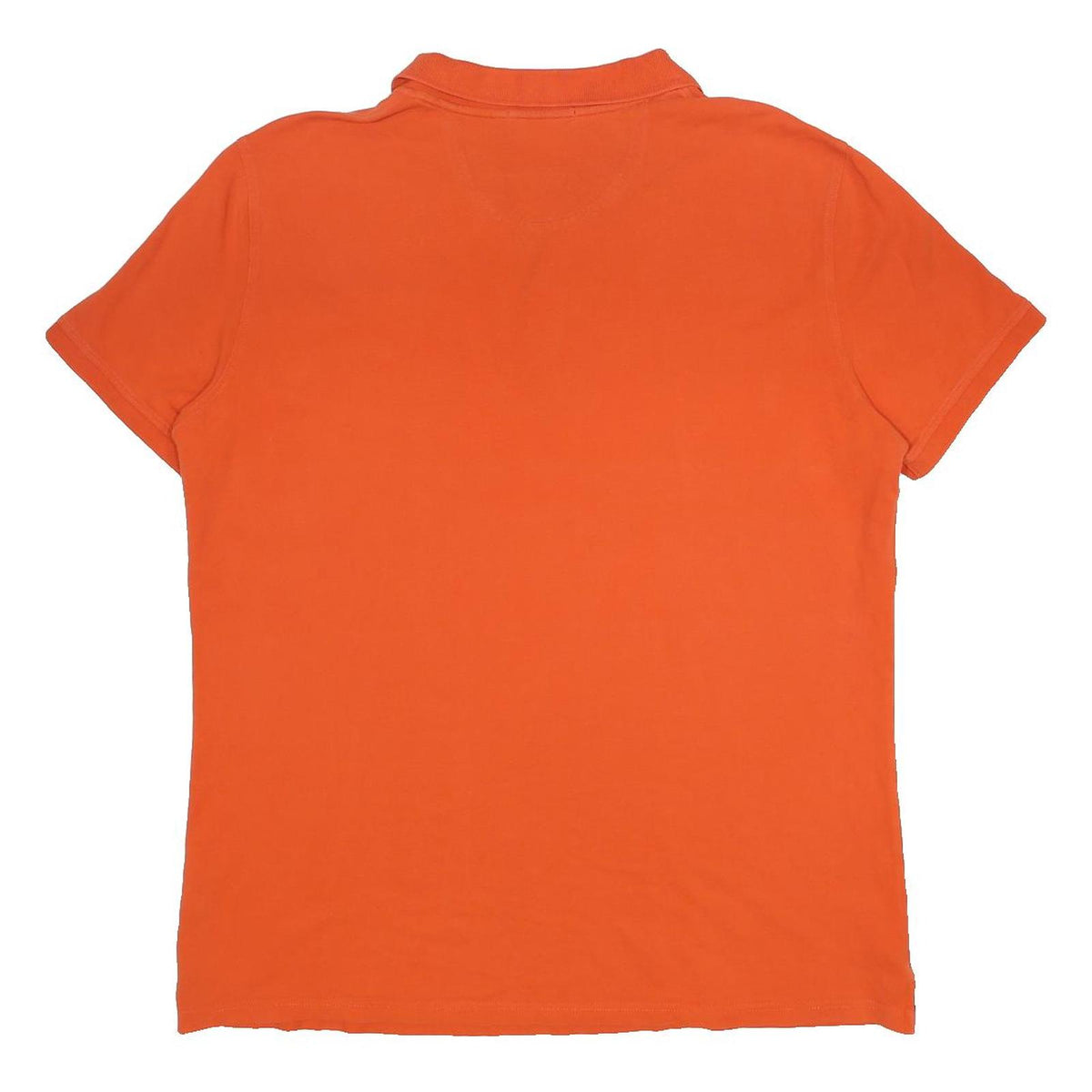 GAASTRA Mens Orange Cotton Short Sleeve Plain 2XL Polo Shirt Classic Fit