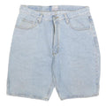 FRIEND Mens Shorts Blue Denim Casual M W32 Cotton Blend Classic Fit
