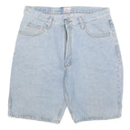FRIEND Mens Shorts Blue Denim Casual M W32 Cotton Blend Classic Fit