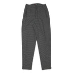 MADE FASHION Womens Polyester Blend Black Check Relaxed Straight Trousers W25