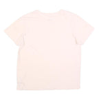 THE NORTH FACE Womens Pink White Logo Casual T-Shirt M Short Sleeve Crew Neck