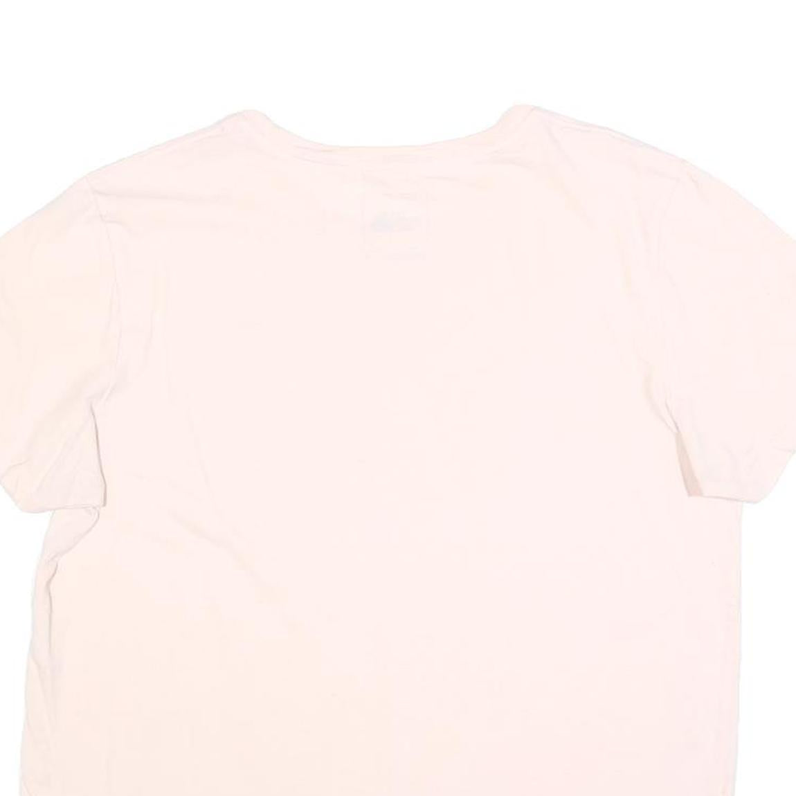 THE NORTH FACE Womens Pink White Logo Casual T-Shirt M Short Sleeve Crew Neck