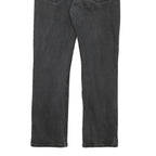 LEVI'S Mens Regular Fit Black Denim Jeans Cotton Blend W30 L28 Classic Straight