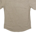 WRANGLER Mens Beige Pattern Short Sleeve Shirt XS Cotton Blend Casual