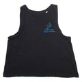 Training Womens Printed Vest Black Sleeveless XS