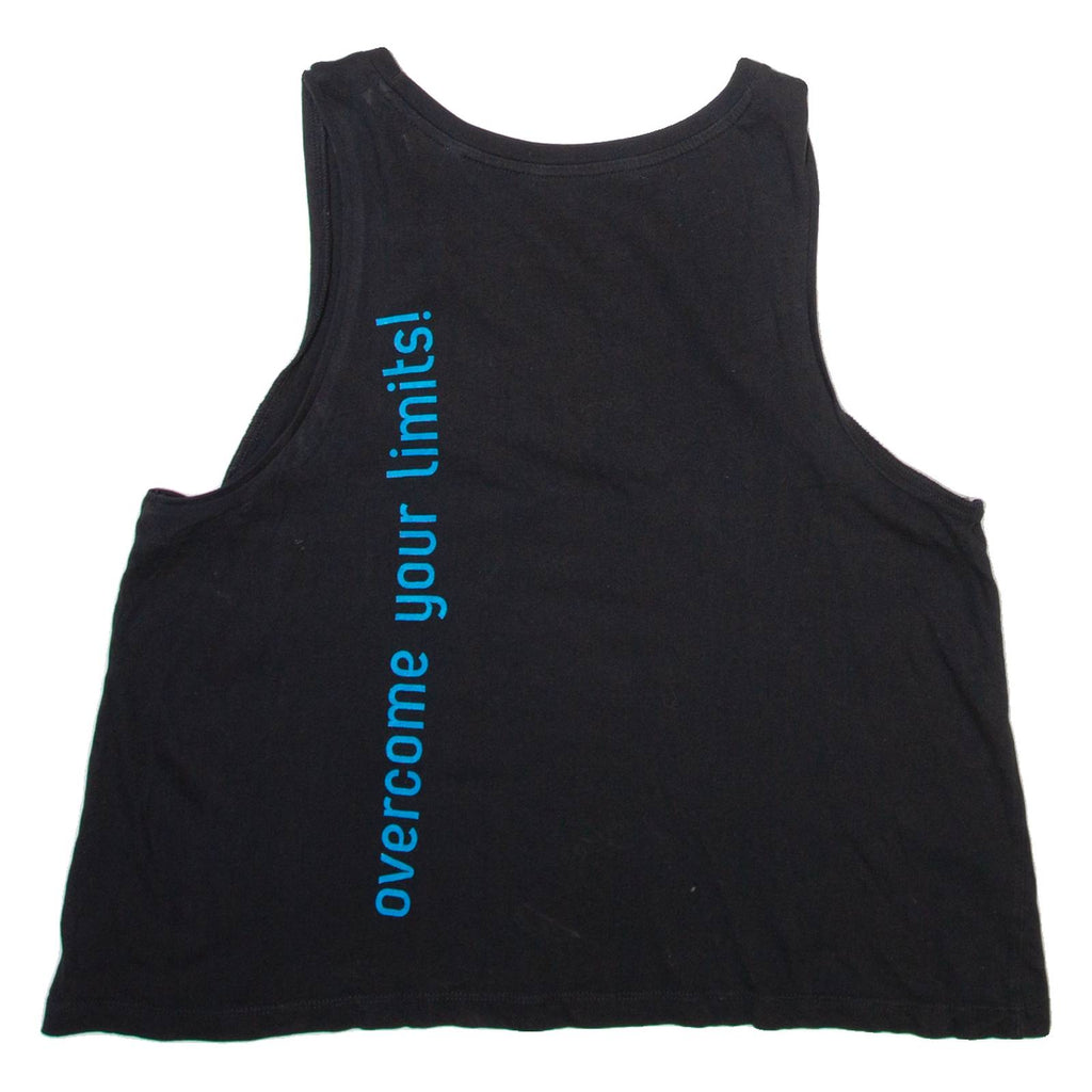 Training Womens Printed Vest Black Sleeveless XS