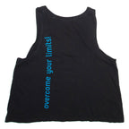 Training Womens Printed Vest Black Sleeveless XS