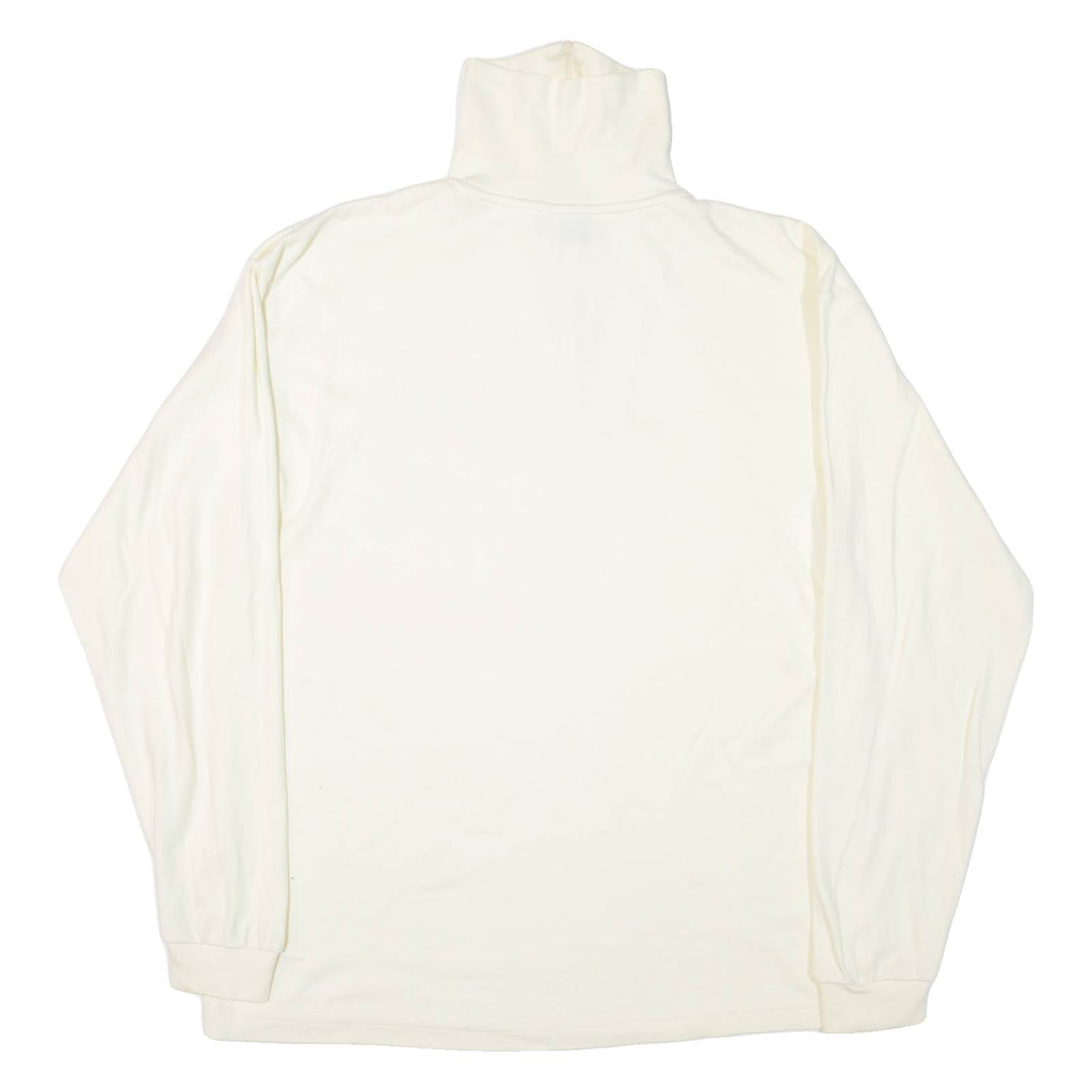 EXTEND Mens Sweatshirt Cream 1/4 Zip L