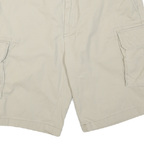 NAUTICA Mens Shorts Beige Cargo Plain XL W36 Casual Cotton Blend