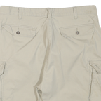 NAUTICA Mens Shorts Beige Cargo Plain XL W36 Casual Cotton Blend