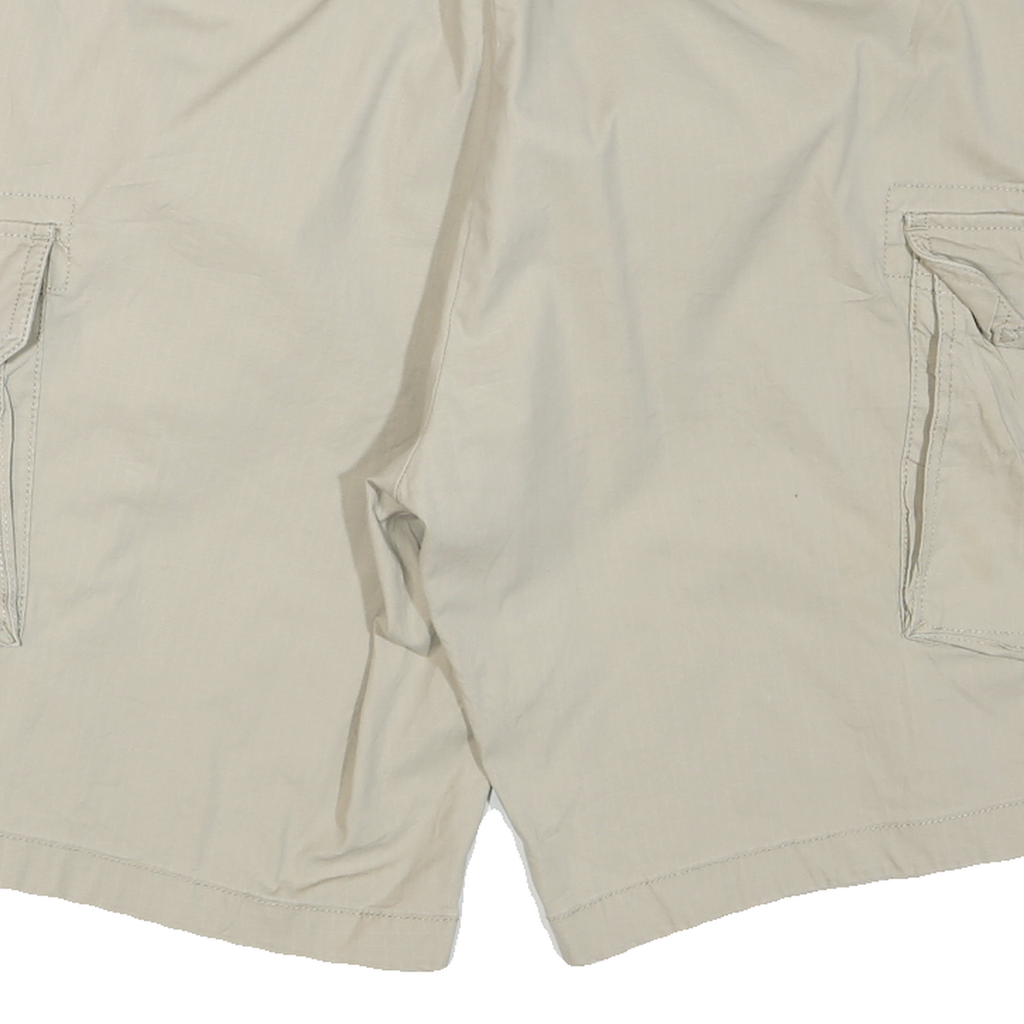 NAUTICA Mens Shorts Beige Cargo Plain XL W36 Casual Cotton Blend