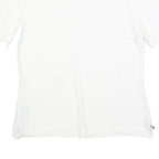 TOMMY HILFIGER Womens White Short Sleeve Plain Polo Shirt L Signature
