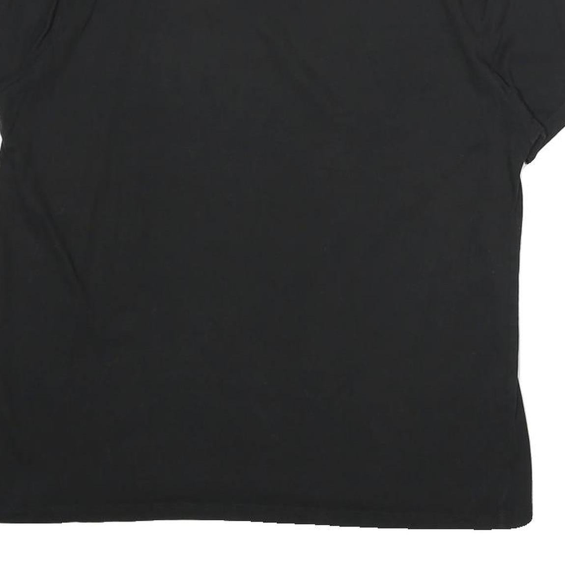 LEVI'S Womens Black Battery St Graphic T-Shirt L Short Sleeve Crew Neck Cotton