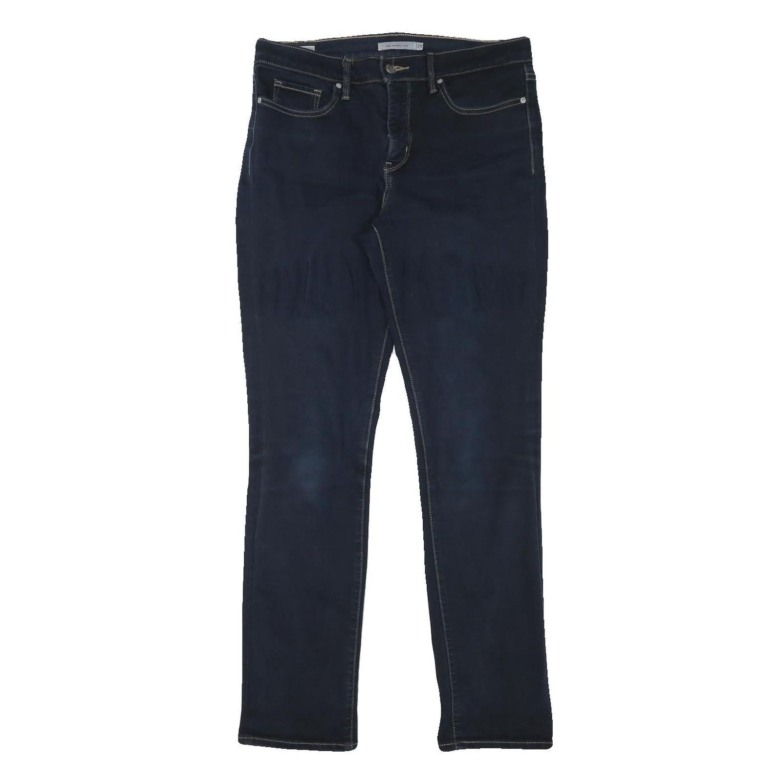 LEVI'S 312 Womens Slim Blue Denim Raw W30 L30 Classic Slim Fit Jeans