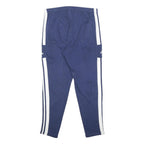ADIDAS Mens Joggers Navy Blue & White Regular Tapered L W32 L29 Sportswear