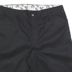 BEN DAVIS Mens Shorts Black Cotton Blend Casual 2XL W40 Workwear Durable