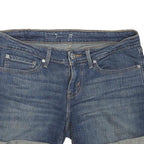 LEVI'S Womens Denim Blue Casual Shorts M W32 Rolled Hem Classic Fit