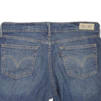 LEVI'S Womens Denim Blue Casual Shorts M W32 Rolled Hem Classic Fit