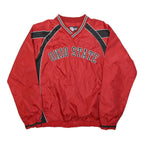 C-III SPORTS Mens Red & Black Ohio State Nylon Jacket M Windbreaker Pullover