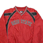 C-III SPORTS Mens Red & Black Ohio State Nylon Jacket M Windbreaker Pullover