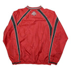 C-III SPORTS Mens Red & Black Ohio State Nylon Jacket M Windbreaker Pullover