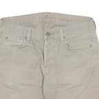 7 FOR ALL MANKIND Mens Shorts Beige Casual Cotton M W31 Frayed Hem Summer