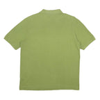KAPPA Mens Green Short Sleeve Plain Polo Shirt L Classic Cotton Casual