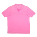 ADIDAS Mens Pink Polo Shirt 2XL Cotton Blend Short Sleeve Basic Casual Wear