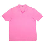 ADIDAS Mens Pink Polo Shirt 2XL Cotton Blend Short Sleeve Basic Casual Wear