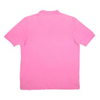 ADIDAS Mens Pink Polo Shirt 2XL Cotton Blend Short Sleeve Basic Casual Wear