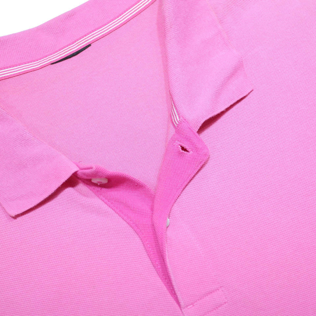ADIDAS Mens Pink Polo Shirt 2XL Cotton Blend Short Sleeve Basic Casual Wear