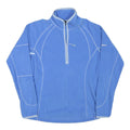 BERGHAUS Womens Blue Polyester Blend Plain 1/4 Zip Jumper S Outdoor Activewear