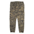 FSBN Camo Cargo Mens Trousers Beige Relaxed Tapered W32 L28