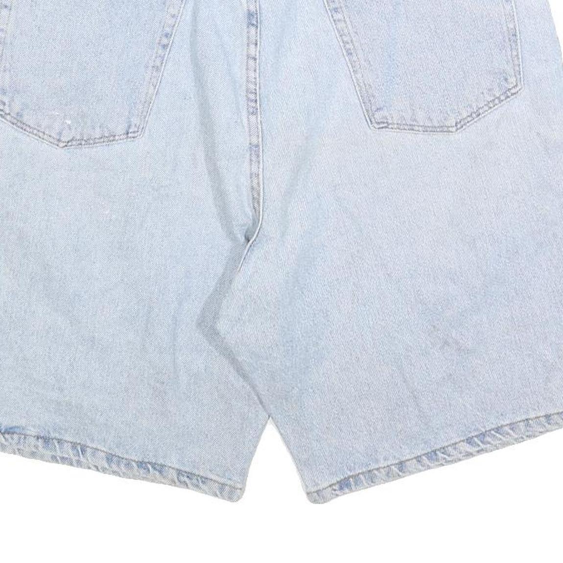 WRANGLER Mens Shorts Blue Casual Denim L W36 Cotton Blend Relaxed Fit