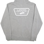 VANS Mens Grey Hoodie M Skate Logo Print Casual Cotton Blend Pullover