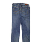 TOMMY HILFIGER Womens Blue Slim Skinny Denim Light W27 L34 Stretch Jeans
