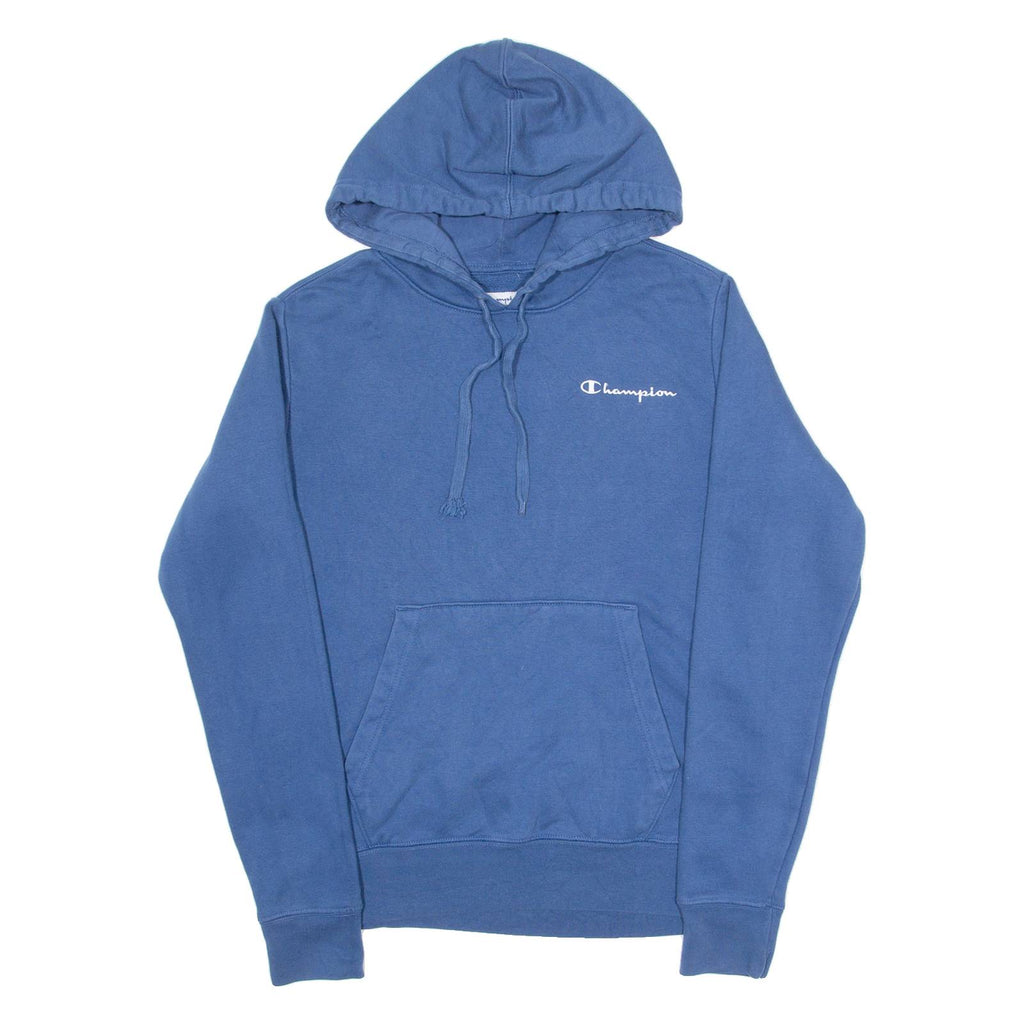 CHAMPION Mens Blue Hoodie S
