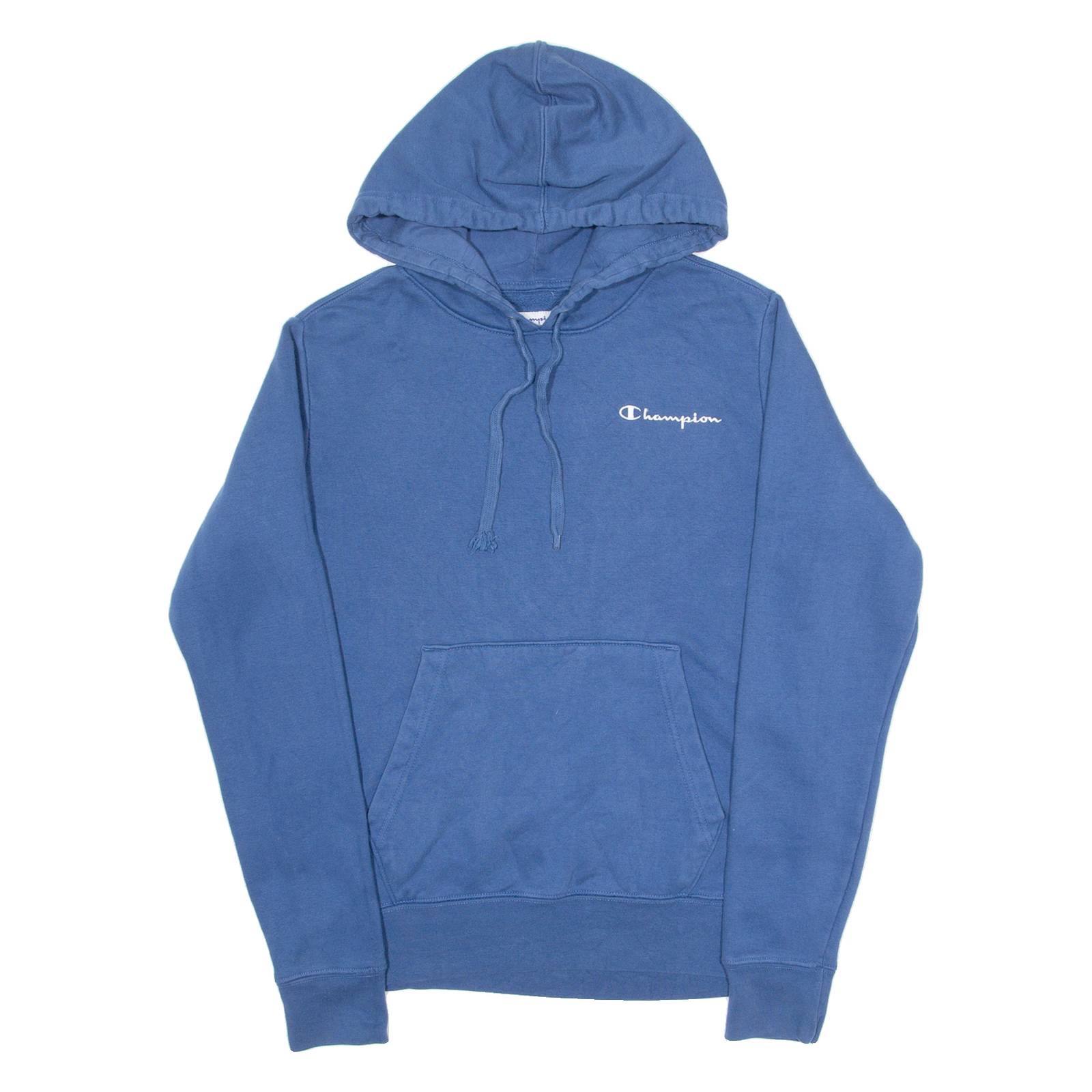 CHAMPION Mens Blue Hoodie S