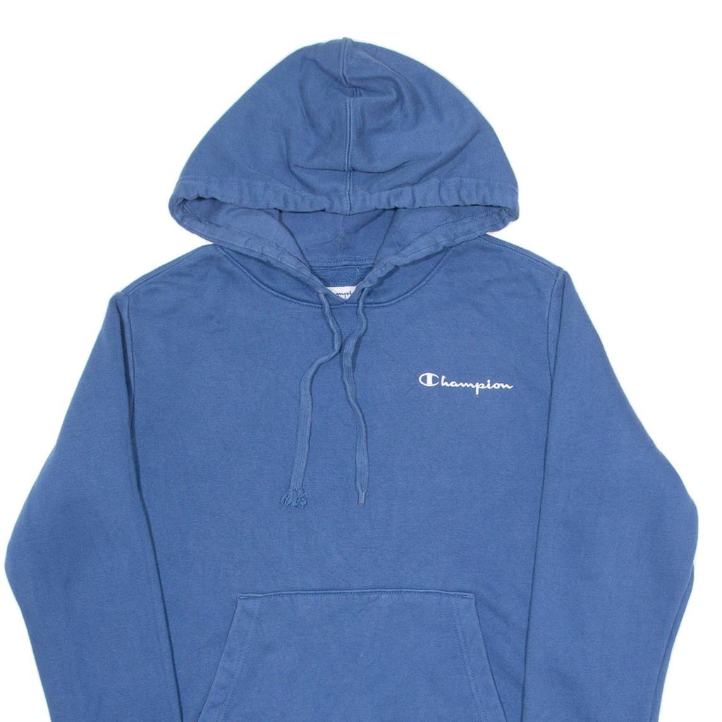 CHAMPION Mens Blue Hoodie S