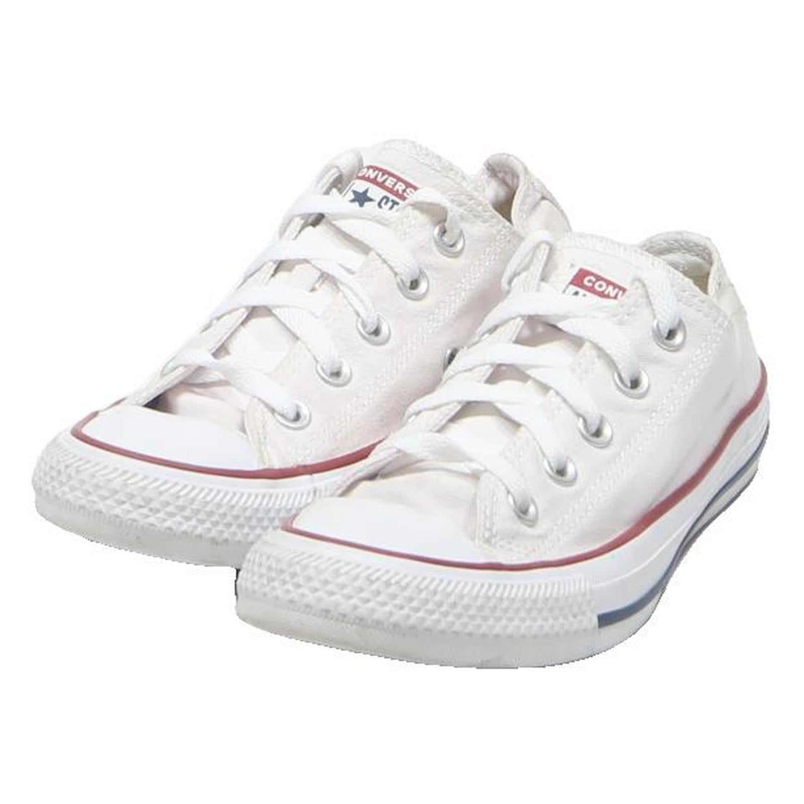 CONVERSE Chuck Taylor All Star Womens Low Top Trainers White Canvas UK 4 Classic