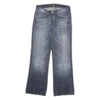 7 FOR ALL MANKIND Womens Regular Fit Blue Denim Flared Cotton Blend W29 L28
